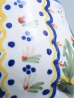 Bretagne francia kézzel festett csésze. Jelzett, kis kopással, m: 7 cm