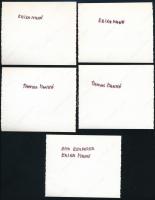 cca 1960-1969 Katia Mann (1883-1980), Thomas Mann író felesége és lányuk, Erika Mann (1905-1969), Ot...