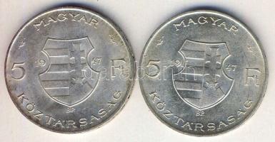 1947. 5ft Ag "Kossuth" (2x) T:2,2/3