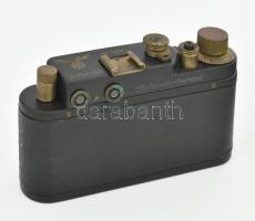 Leica III. Waffen SS. fényképezőgép Zorkij replika. Jó állapotban, bőr tokkal
