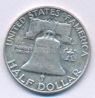 Amerikai Egyesült Államok 1962. 1/2$ Ag "Franklin" T:XF
USA 1962. 1/2 Dollar Ag "Fra...
