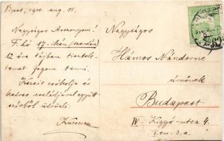 1910 Kisszeben, Sabinov; Fő utca, Friedmann és Birnbaum üzlete. Stehr Gusztáv kiadása / main street ...