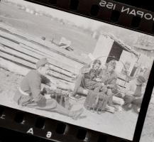 II. világháborús katonai kisfilm negatívok, kb. 20 kocka