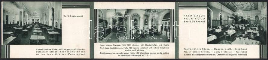 Metropol Szálloda Budapest képes ismertető leporelló