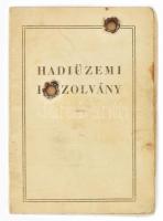 1944 Hadiüzemi igazolvány fényképpel Jung József lovászmester részére, aki a Vásárcsarnok dolgozója ...