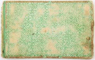 cca 1880-1910 "Album für Damen", kézzel írt, német nyelvű album/füzet, szerelmes, erotikus...