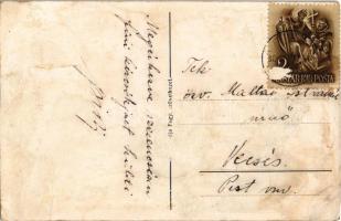 1938 Guta, Kolárovo; Polgári iskola, Fogyasztási szövetkezet üzlete és saját kiadása / school, coope...