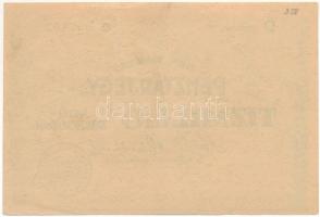 1946. 10.000.000AP nem kamatozó Pénztárjegy "D 097402" "Másra át nem ruházható" ...