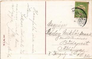 Crikvenica, Cirkvenica; Hotel Miramare. W.L. Bp. 3867. (kopott sarok / worn corner)