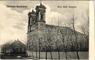 Beodra, Novo Milosevo; Római katolikus templom télen / Catholic church in winter (EK)