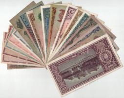 20db-os Pengő bankjegytétel, közte 1930. 20P + 1930. 100P csillagos "*E 001" sorozatszámma...