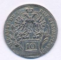 Csehország / Történelmi tartomány 1765. 10kr Ag "Mária Terézia" (3,81g) T:VF Bohemia 1765....