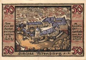 Német Birodalom/Weimari Köztársaság/Altenburg 1921. 50Pf (8x) 8klf db, teljes sor T:I,I-