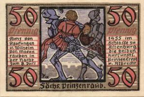 Német Birodalom/Weimari Köztársaság/Altenburg 1921. 50Pf (8x) 8klf db, teljes sor T:I,I-