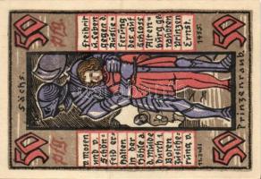 Német Birodalom/Weimari Köztársaság/Altenburg 1921. 50Pf (8x) 8klf db, teljes sor T:I,I-