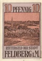 Német Birodalom/Weimari Köztársaság/Feldberg DN 10Pf + 25Pf + 50Pf 3klf db, teljes sor T:I,I-