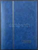 Lindner 30 fekete lapos A4-es berakóm kék borítóval