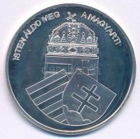 DN "Nemzetünk nagyjai - Kossuth Lajos" kétoldalas Ag emlékérem tanúsítvánnyal (10,37g/0,99...