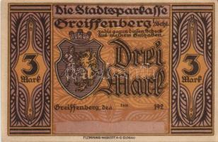 Német Birodalom/Weimari Köztársaság/Greiffenberg DN 30Pf + 60Pf + 1M + 3M + 5M 5klf db, teljes sor T...