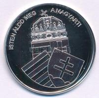 DN "Nemzetünk nagyjai - I. Lajos" kétoldalas Ag emlékérem tanúsítvánnyal (10,37g/0,999/35m...