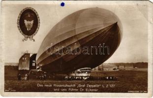 Das neue Riesenluftschiff Graf Zeppelin L.Z. 127., und sein Führer Dr. Eckener. Ross verlag 15/1. / German Airship and the commander (fa)