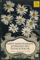 1939 Szent Margitszigeti Jótékonycélú Színjátékok műsorfüzete Horthyné, Gróf Andrássy Ilona, Herczeg Esterházy Antalné és mások fotóival, reklámokkal, 32p