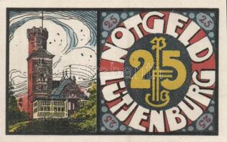 Német Birodalom/Weimari Köztársaság/Lütjenburg 1921. 25Pf + 50Pf + 100Pf 3klf db, teljes sor T:I