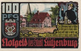 Német Birodalom/Weimari Köztársaság/Lütjenburg 1921. 25Pf + 50Pf + 100Pf 3klf db, teljes sor T:I