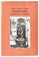 Kiemelt műemléki értékű kastélyok és várak állagmegóvásának VII. ötéves tervre vonatkozó programja. I. Kastélyok. Az Országos Műemléki Felügyelőség megbízásából összeállította a Városépítési és Tudományos Tervező Intézet. Szerk.: Máthé Zsolt. Bp., 1985, VÁTI Rotaüzem-ny. Kiadói papírkötés, részben kissé fakó borítóval.