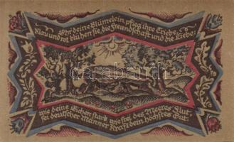 Német Birodalom/Weimari Köztársaság/Oldenburg 1921. 50Pf (6x) 6klf db, teljes sor T:I