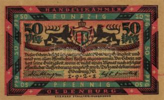 Német Birodalom/Weimari Köztársaság/Oldenburg 1921. 50Pf (6x) 6klf db, teljes sor T:I