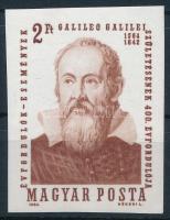 1964 Évfordulók - Események (II.) - Galilei ívsarki vágott bélyeg