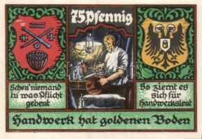 Német Birodalom/Weimari Köztársaság/Stolzenau 1921. 25Pf (3x) + 50Pf (3x) + 75Pf (3x) + 1M (3x) 12kl...