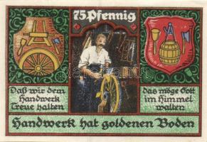 Német Birodalom/Weimari Köztársaság/Stolzenau 1921. 25Pf (3x) + 50Pf (3x) + 75Pf (3x) + 1M (3x) 12kl...