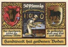 Német Birodalom/Weimari Köztársaság/Stolzenau 1921. 25Pf (3x) + 50Pf (3x) + 75Pf (3x) + 1M (3x) 12kl...