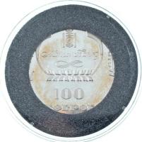 Mongólia 2008. 100T ezüstözött Cu, multicolor festett "A világ hét új csodája - A kínai nagy fa...