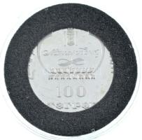 Mongólia 2008. 100T ezüstözött Cu, multicolor festett "A világ hét új csodája - A Megváltó Kris...