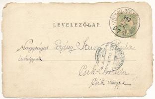 1902 Besztercebánya, Banská Bystrica; Mészáros bástya a Garam mentén. Sonnenfeld Mór kiadása / basti...