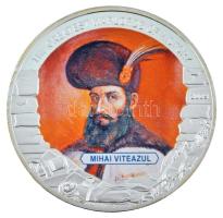 Libéria 2009. 5$ Cu "Nagy Hadvezérek - Vitéz Mihály" multicolor festéssel, kapszulában T:PP Liberia 2009. 5 Dollars Cu "The Greatest Warlords of History - Mihail Viteazul" with multicolor picture, in capsule C:PP