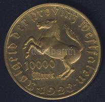 Német Birodalom/Weimari Köztársaság/Provinz Westfalen 1923. 10.000M keskeny peremsáv, ritkább variáns! T:1
