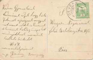 Dévény, Theben a. d. Donau, Devín (Pozsony, Bratislava); látkép, várrom / general view, castle ruins...