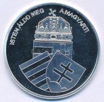 DN "Nemzetünk nagyjai - Bartók Béla" kétoldalas Ag emlékérem tanúsítvánnyal (10,37g/0,999/...