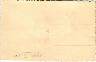 1940 Gyergyószentmiklós, Gheorgheni; Fő tér, Coloman Lázár, Csiky és Bartis Alexandru üzlete, Brosz ...