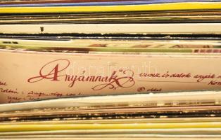 91 db magyar vinyl lp hanglemez, benne V-Moto-Rock, LGT, stb, több dupla album is