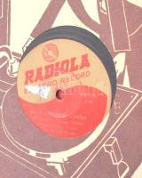 22 db gramofon lemez borítóval nagyrészt. ca 1920-1940-es évek