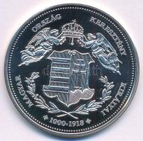 DN "Magyarország Keresztény Királyai / Károly Róbert 1308-1342" jelzetlen Ag emlékérem kap...