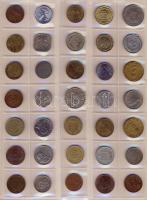 Jó világpénz tétel, 678db, régi és új, nagyon sok jobbal, sok tengerentúllal!