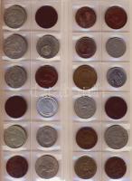Jó világpénz tétel, 678db, régi és új, nagyon sok jobbal, sok tengerentúllal!