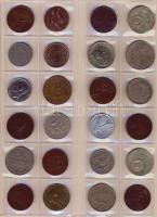 Jó világpénz tétel, 678db, régi és új, nagyon sok jobbal, sok tengerentúllal!