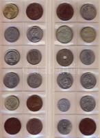 Jó világpénz tétel, 678db, régi és új, nagyon sok jobbal, sok tengerentúllal!